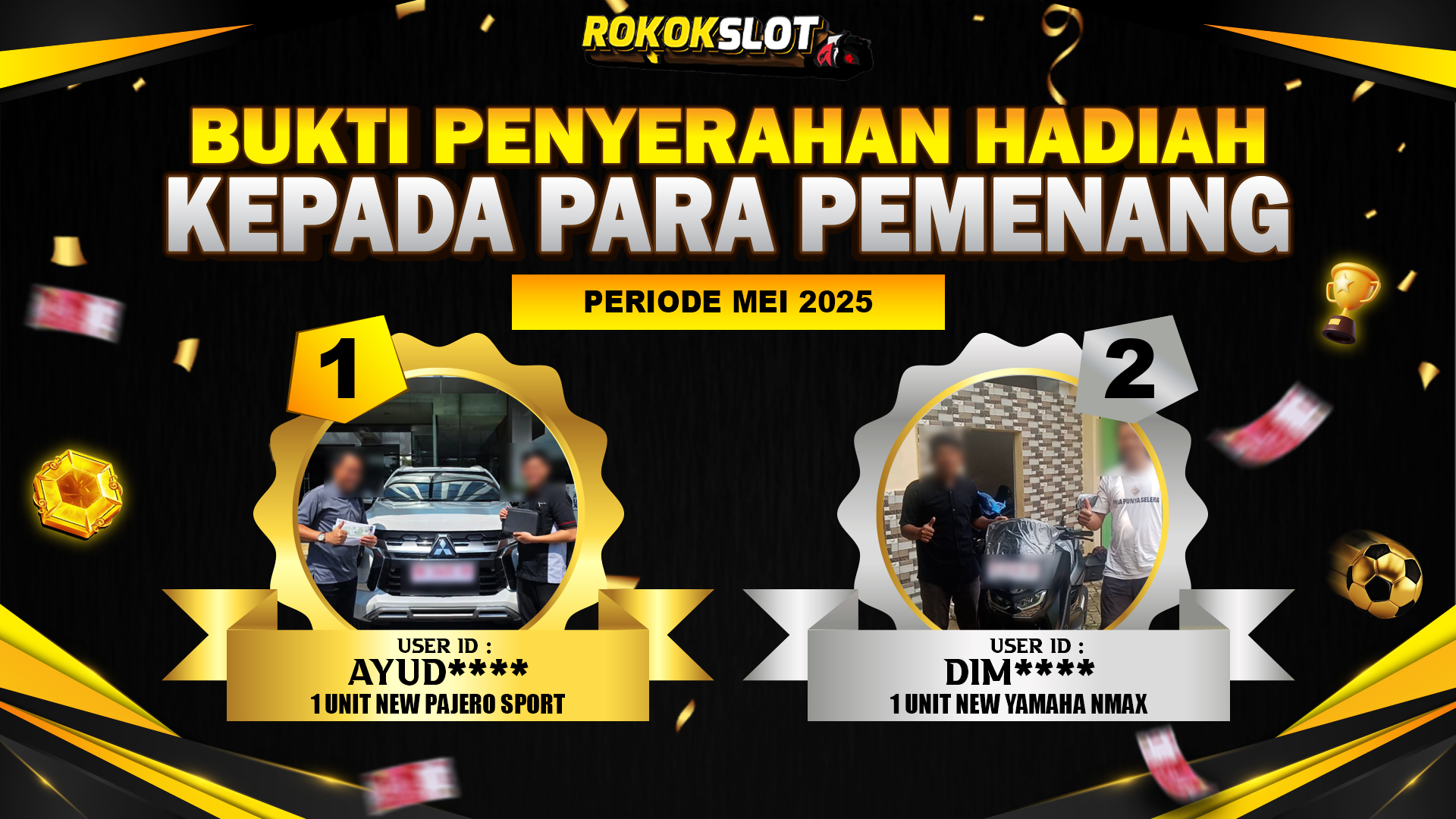 Selamat Kepada Member Setia ROKOKSLOT Sudah Memenangkan Satu Unit Mobil Pajero Sport